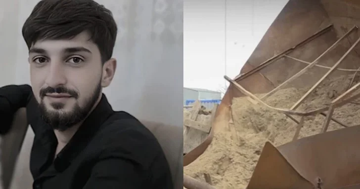 В Абшеронском районе рабочий погиб после падения 20 тонного резервуара