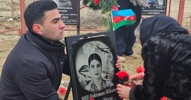 Qəzaya uğrayan Azərbaycan təyyarəsində həlak olanların yaxınları Aktauya getdi