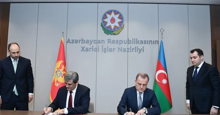 Между МИД Азербайджана и Черногории подписан Меморандум о консульском сотрудничестве