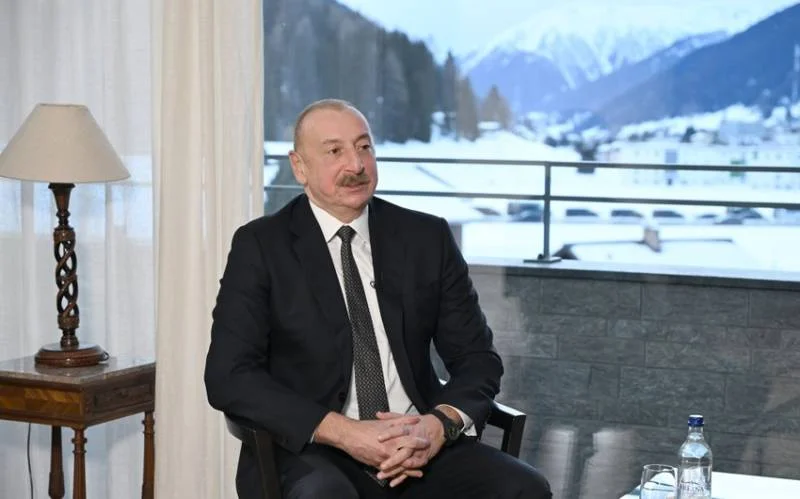 Prezidentdən Davos səfəri ilə əlaqədar PAYLAŞIM