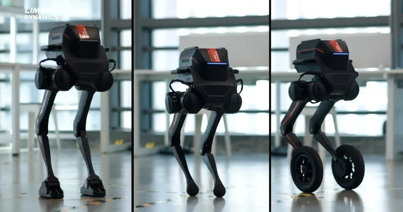 В США представили двуногого робота с гибридной ногой