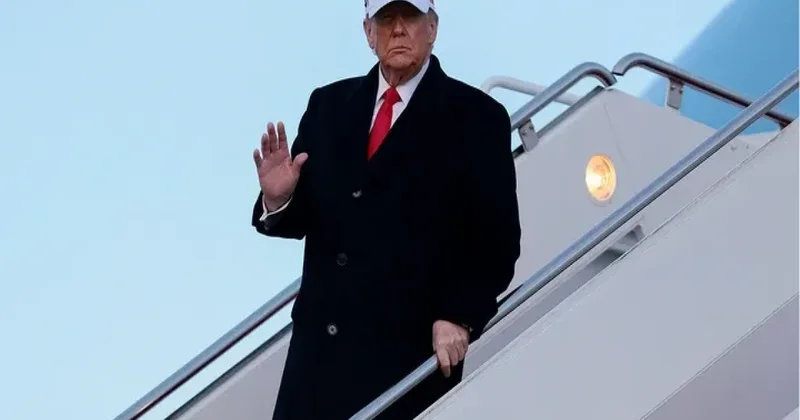 Trampın təyyarəsi İsveçrəyə çatıb