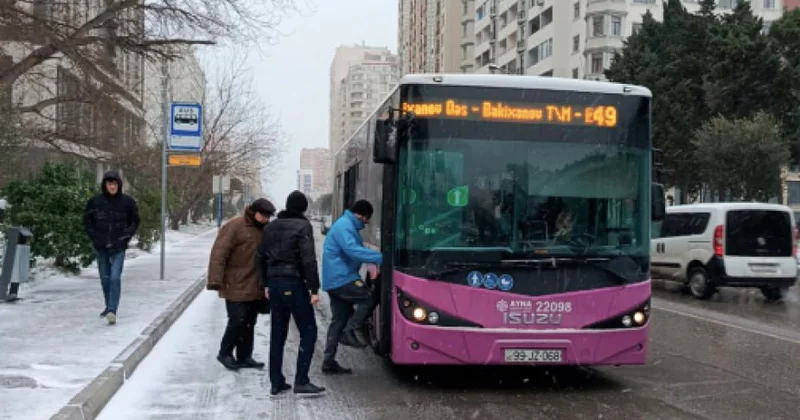 İctimai nəqliyyatla bağlı RƏSMİ XƏBƏR