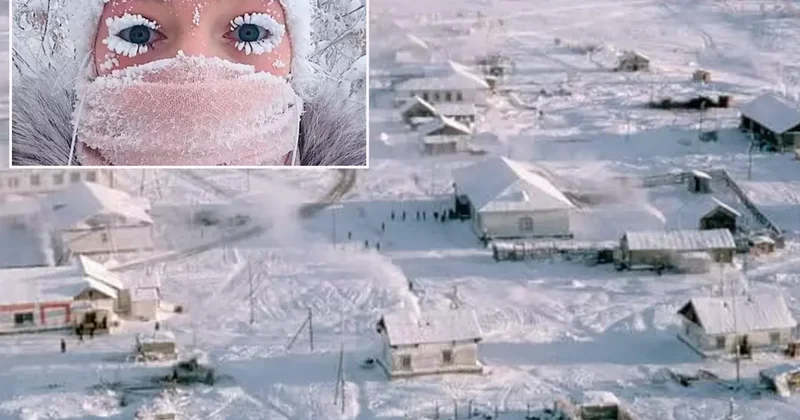 Dünyanın ən soyuq yeri mənfi 71 dərəcədə yaşam mübarizəsi FOTO