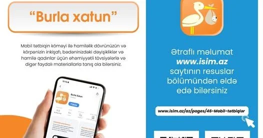 Azərbaycanda hamilələr üçün “Burla xatun” tətbiqi yaradıldı