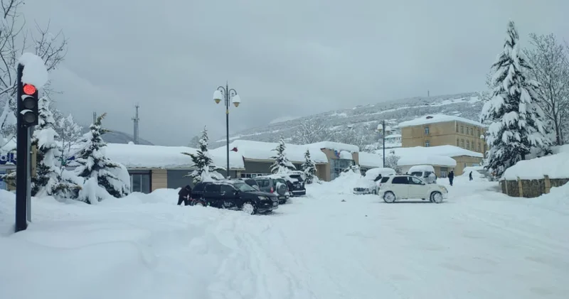 Lerikdə 50 yə yaxın kənd işıqsız qaldı FOTO