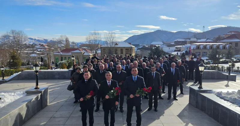 YAP Gədəbəy rayon təşkilatının təsis edilməsinin 33 cü ildönümü qeyd edildi FOTOLAR