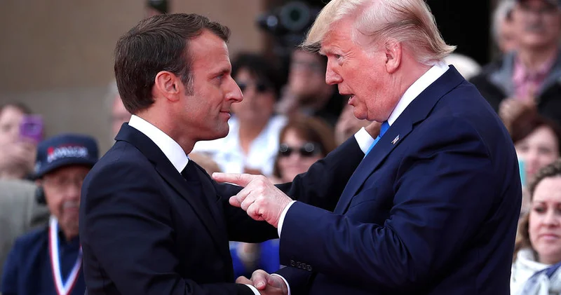 Макрон покинул Давос из за Трампа Minval Politika