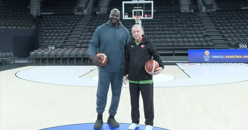 Эрдоган сыграл с Шакилом О’Нилом в баскетбол видео