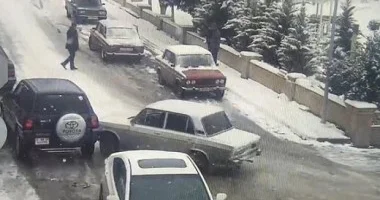 Qarlı hava qəzaları ARTIRIR Ustadan sürücülərə XƏBƏRDARLIQ