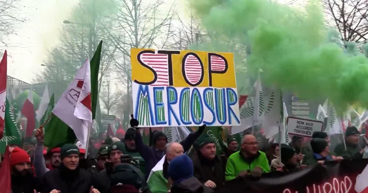 Протестующий во Франции: избыточная бюрократия ЕС душит сельское хозяйство