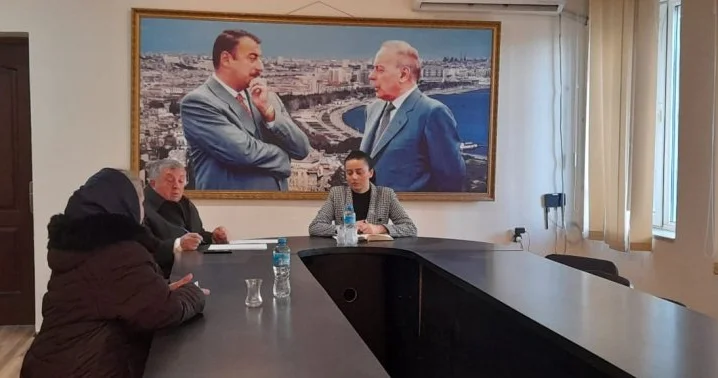 Deputat Səbinə Xasayeva Lökbatan qəsəbəsində seçiciləri ilə görüşüb