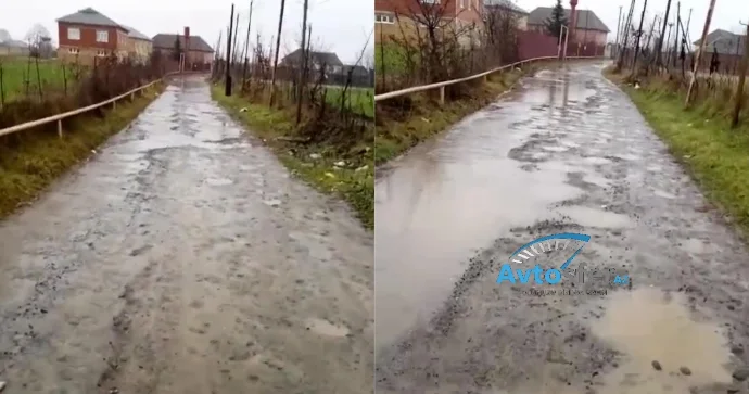 İllərdir təmir edilməyən yola operativ nəqliyyat vasitələri də girmir VƏTƏNDAŞ ŞİKAYƏTİ VİDEO