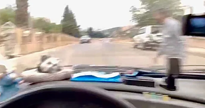 Qəfil maşının önünə çıxan piyada qəzaya səbəb oldu ANBAAN VİDEO