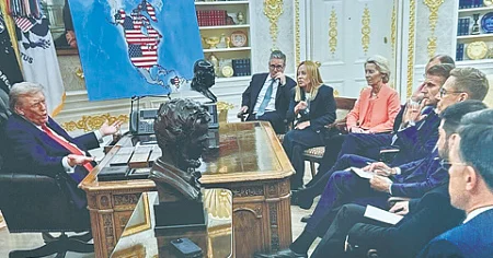 Davosda ABŞ Avropa qarşıdurması BAXIŞ BUCAĞI