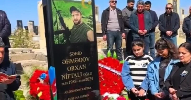 Rusiya Ukrayna müharibəsində həlak olmuşdu, şəhid kimi dəfn edildi VİDEO