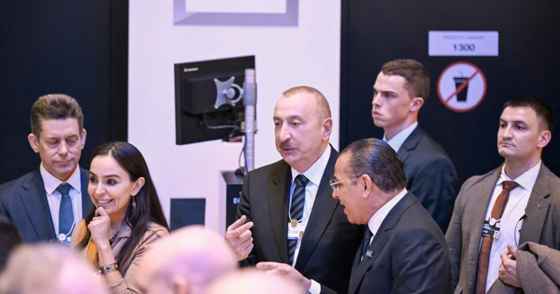 Prezident İlham Əliyev Ümumdünya İqtisadi Forumu çərçivəsində panel iclasda iştirak edib FOTO