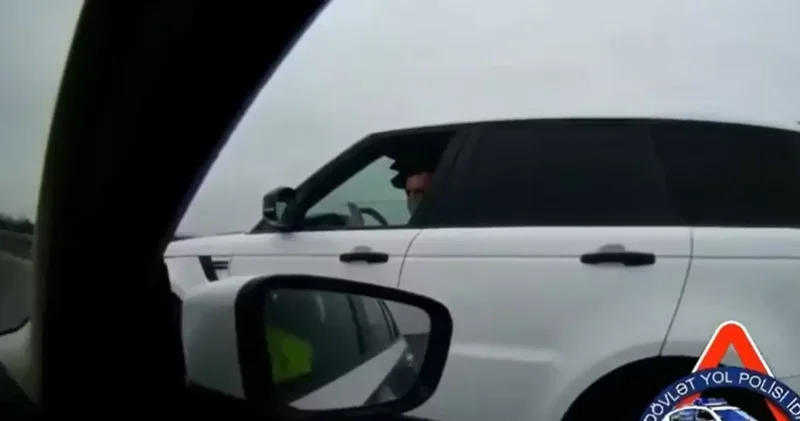 В Азербайджане задержан наркоман алкоголик на Range Rover ФОТО / ВИДЕО