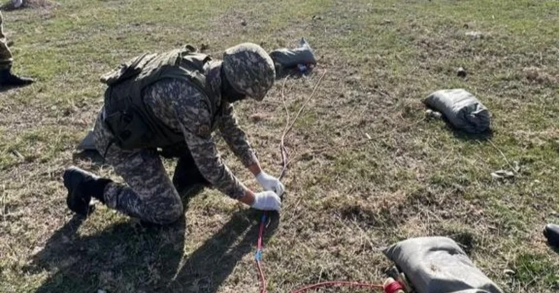 Саперы Казахстана уничтожили свыше 1,2 тыс. взрывоопасных предметов на Голанских высотах