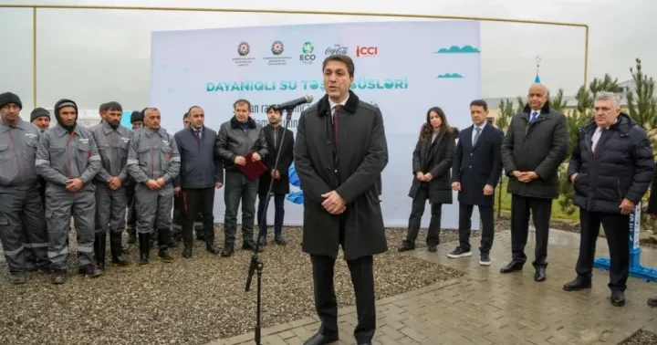 “Coca Cola Azərbaycan”nın dəstəyi ilə daha bir kəndə su çəkilib