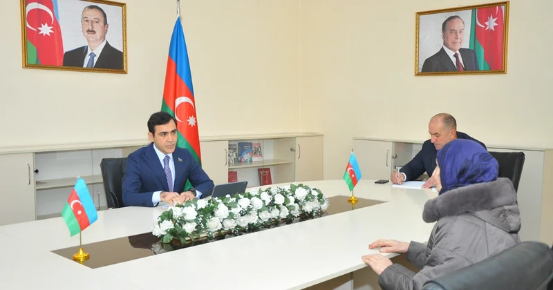 Anar Məmmədov Ağdərədən olan sakinləri qəbul etdi Fotolar