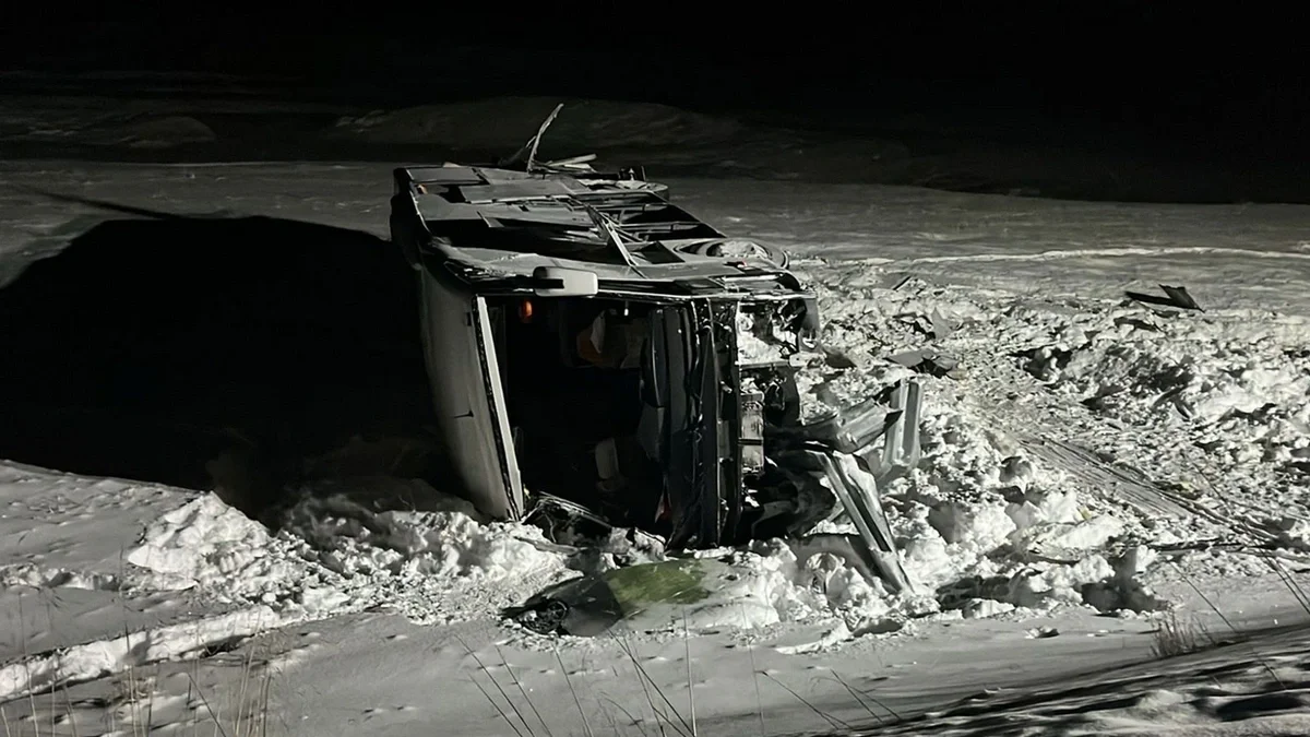 Türkiyədə sərnişin avtobusu aşıb: 40 a yaxın yaralanan var KONKRET