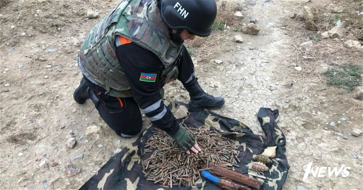 В Гобустане найдены боеприпасы ФОТО