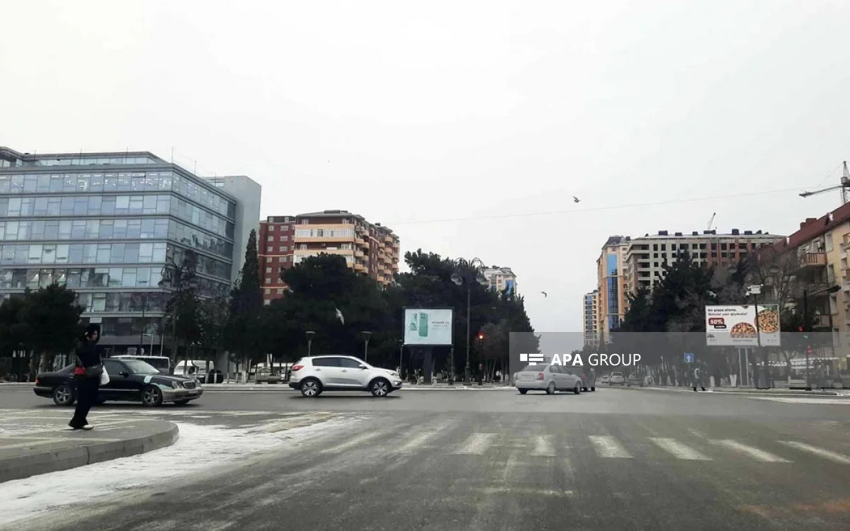 Sumqayıt şəhərində yağan qarla bağlı operativ tədbirlər görülür FOTO