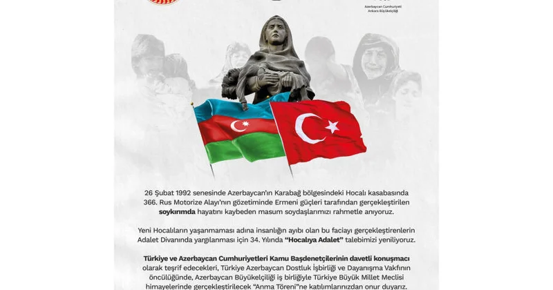 В парламенте Турции пройдет мероприятие памяти жертв геноцида в Xоджалы