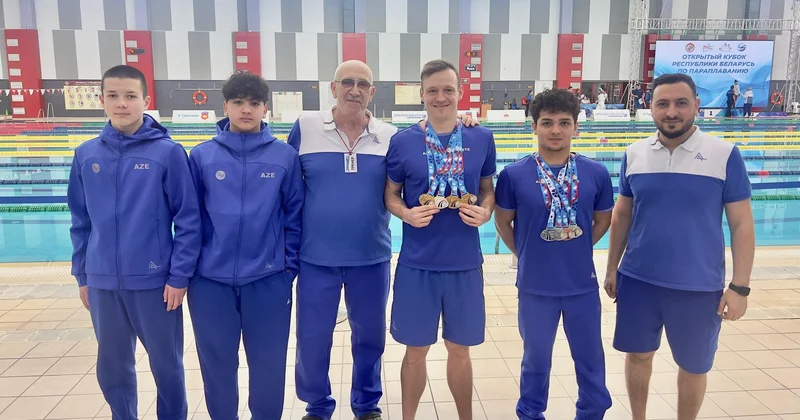 Paralimpiyaçılarımız Belarus Açıq Paraüzgüçülük Kubokunda daha üç medal qazanıblar