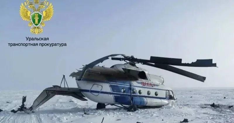 В России вертолёт с вахтовиками перевернулся при посадке ВИДЕО