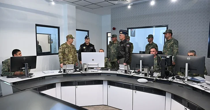 Руководство Минобороны Азербайджана проинспектировало воинскую часть ПВО