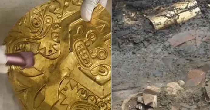 Qazdıqları yerdən qızılla dolu məzar çıxdı FOTO