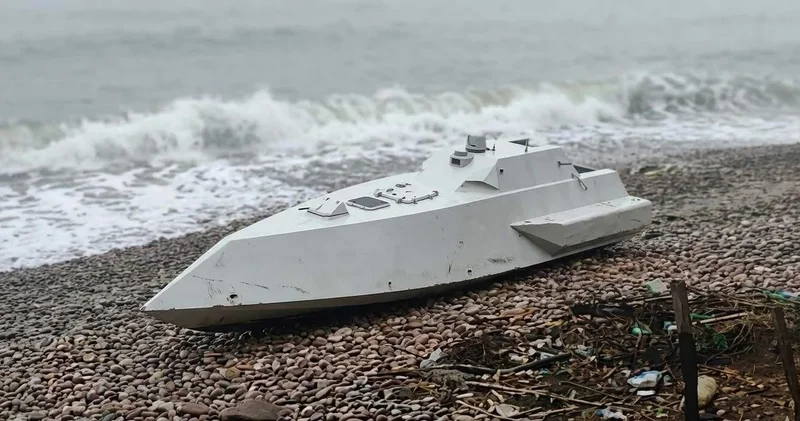 В Турции обнаружен морской дрон, возможно использовавшийся Украиной против России