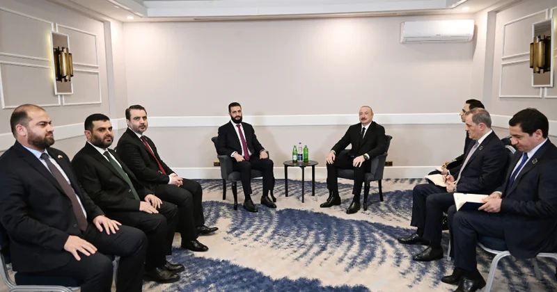 Prezident İlham Əliyevin Antalyada Suriyanın keçid dövrü Prezidenti ilə görüşü olub YENİLƏNİB VİDEO