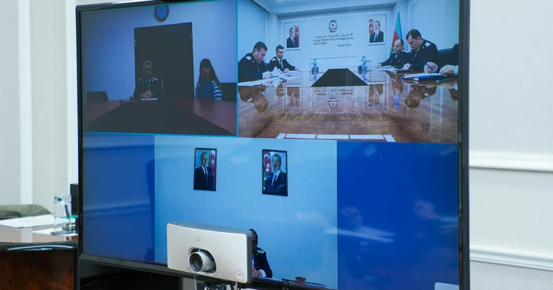 Ədliyyə nazirinin müavini videoqəbul keçirib