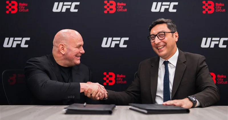 UFC и Азербайджан заключили многолетний контракт на проведение турниров в Баку до 2028 года ФОТО