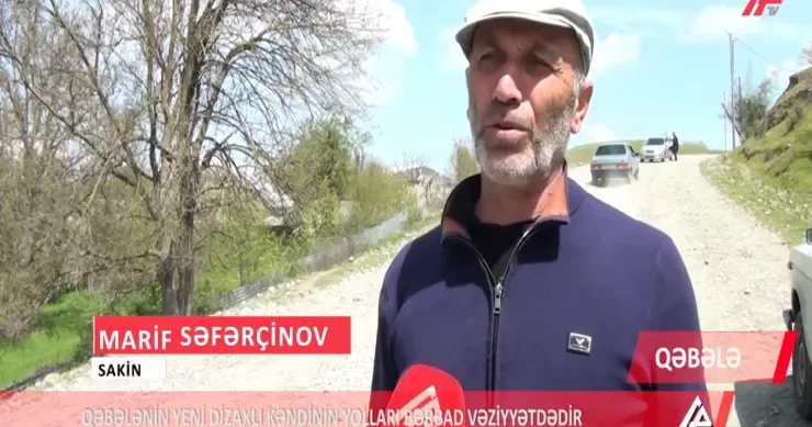 Bir nəfər gedib hamıya bazarlıq edir Keçilməz yollar VİDEO