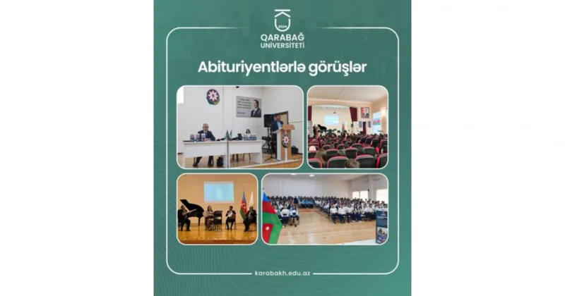 Qarabağ Universiteti abituriyentlərlə görüşlərə start verib