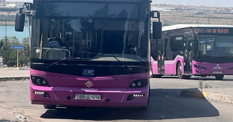 Metro nasazlığına görə xəttə əlavə avtobuslar buraxıldı