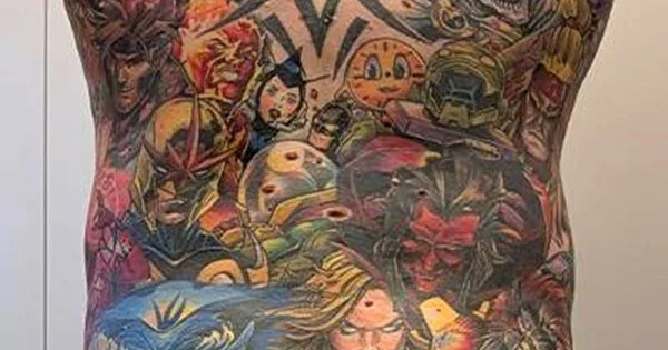 Британец набил 63 тату Marvel и попал в Книгу рекордов Гиннесса