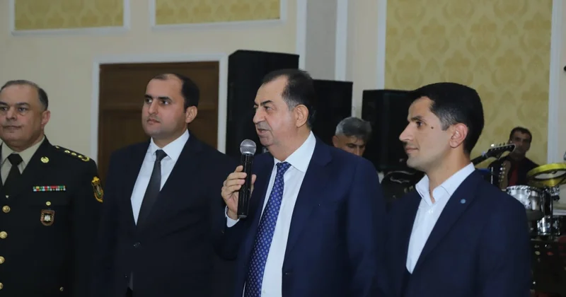 Taleh Qaraşov qazinin övladının toy şənliyində iştirak edib FOTOLAR