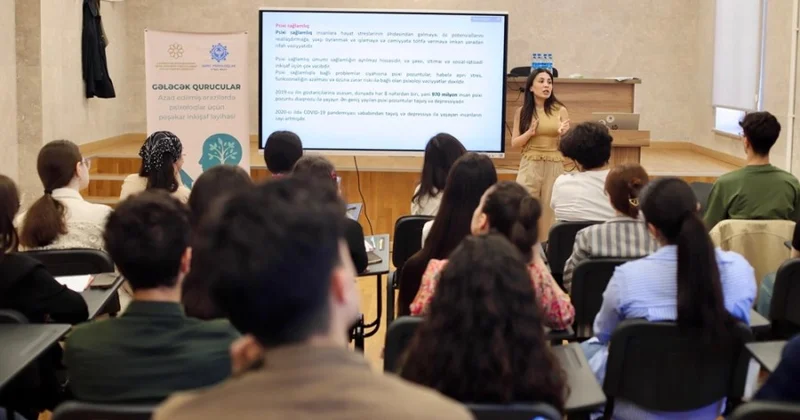 Qarabağ Universitetində psixoloqların peşəkar inkişafına dair layihə icra olunub FOTOLAR