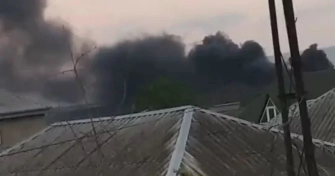 Bakıda güclü yanğın