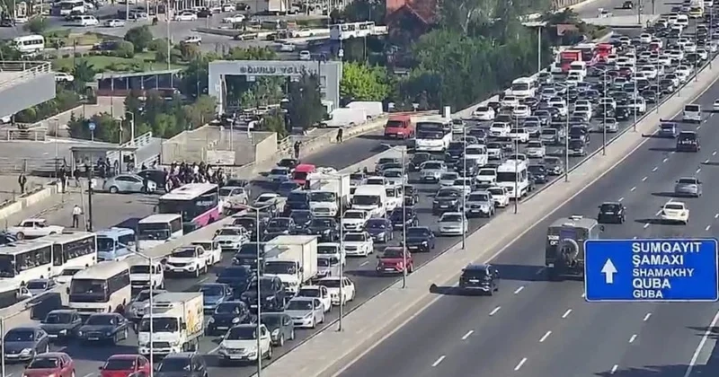 Bakının tıxaclı yolları açıqlandı SİYAHI KONKRET