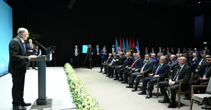 İlham Əliyev Əziz Sancarın mükafatladırılması mərasimində I FOTO