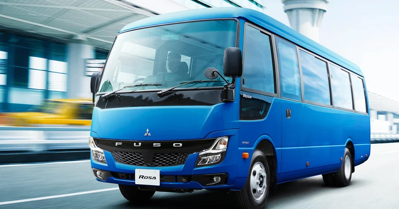 Mitsubishi Fuso Rosa, 30 yaş, azaldılmış yanacaq istifadəsi...