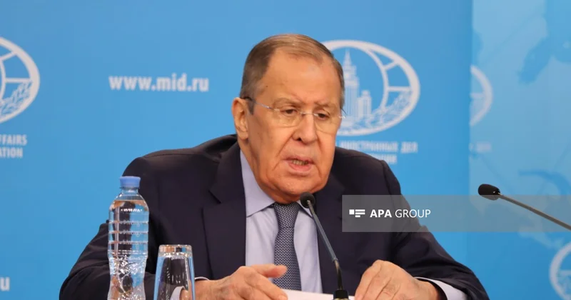 Lavrov Ermənistanın Rusiya silahlarından istifadə etməklə Azərbaycanın 7 rayonunu işğal etdiyini bildirib