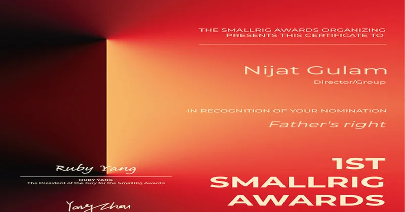“Baba hakkı” filmi I SmallRig Awards Festivalında