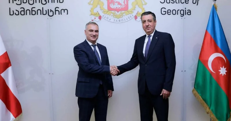 Azərbaycan səfiri Gürcüstanın ədliyyə naziri ilə görüşüb